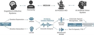 Affective Voice Interaction and Artificial Intelligence: A Research Study on the Acoustic Features of Gender and the Emotional States of the PAD Model